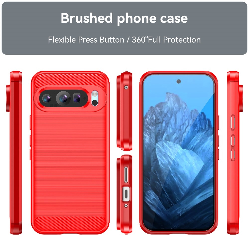 Szénálló zselés tok a Google Pixel 9/9 Pro készülékhez - piros színben