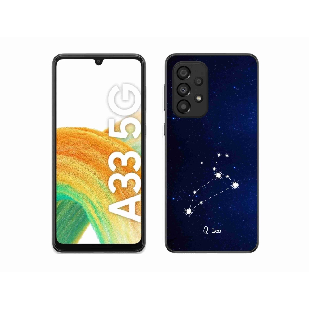 Gél borítás mmCase Samsung Galaxy A33 5G - Lion konstellációhoz