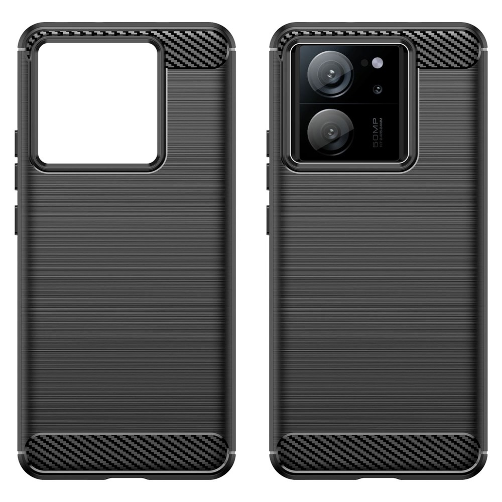 Szénálló zselés tok Xiaomi 13T/13T Pro készülékhez - fekete