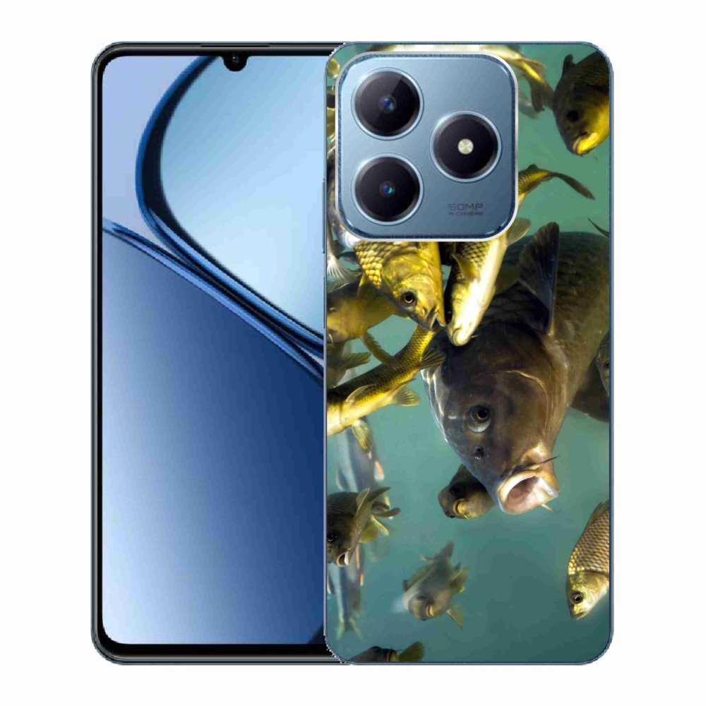 Gél tok mmCase a Realme C63 készülékhez - halak iskolája
