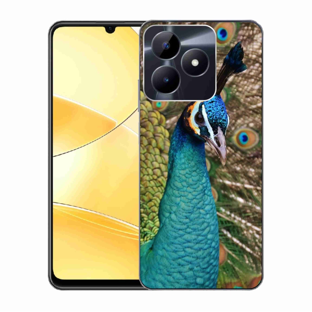 Zselés tok mmCase a Realme C51/C53 készülékhez - páva