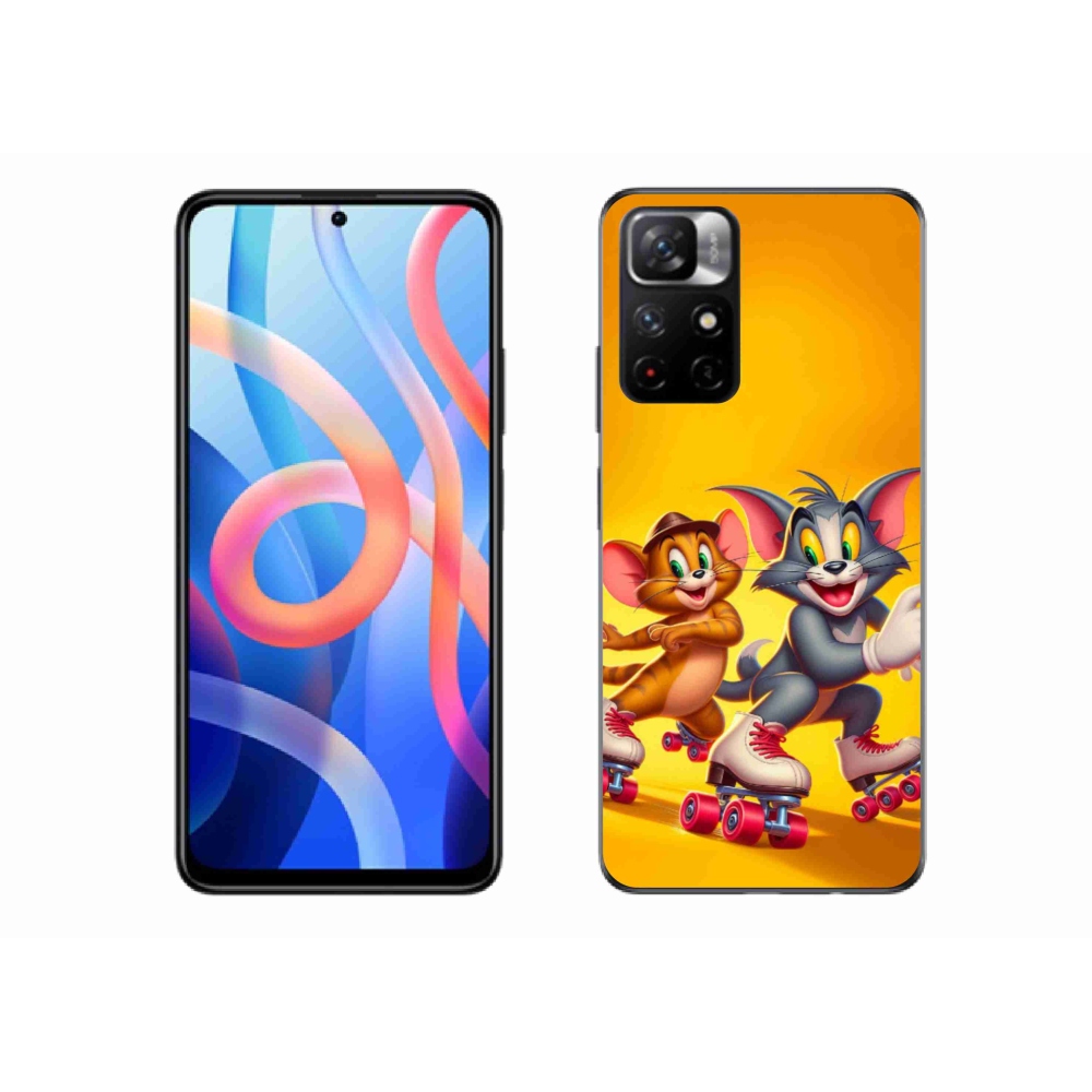 Gél borító mmCase a Xiaomi Redmi Note 11S 5G-hez - tom a jerry
