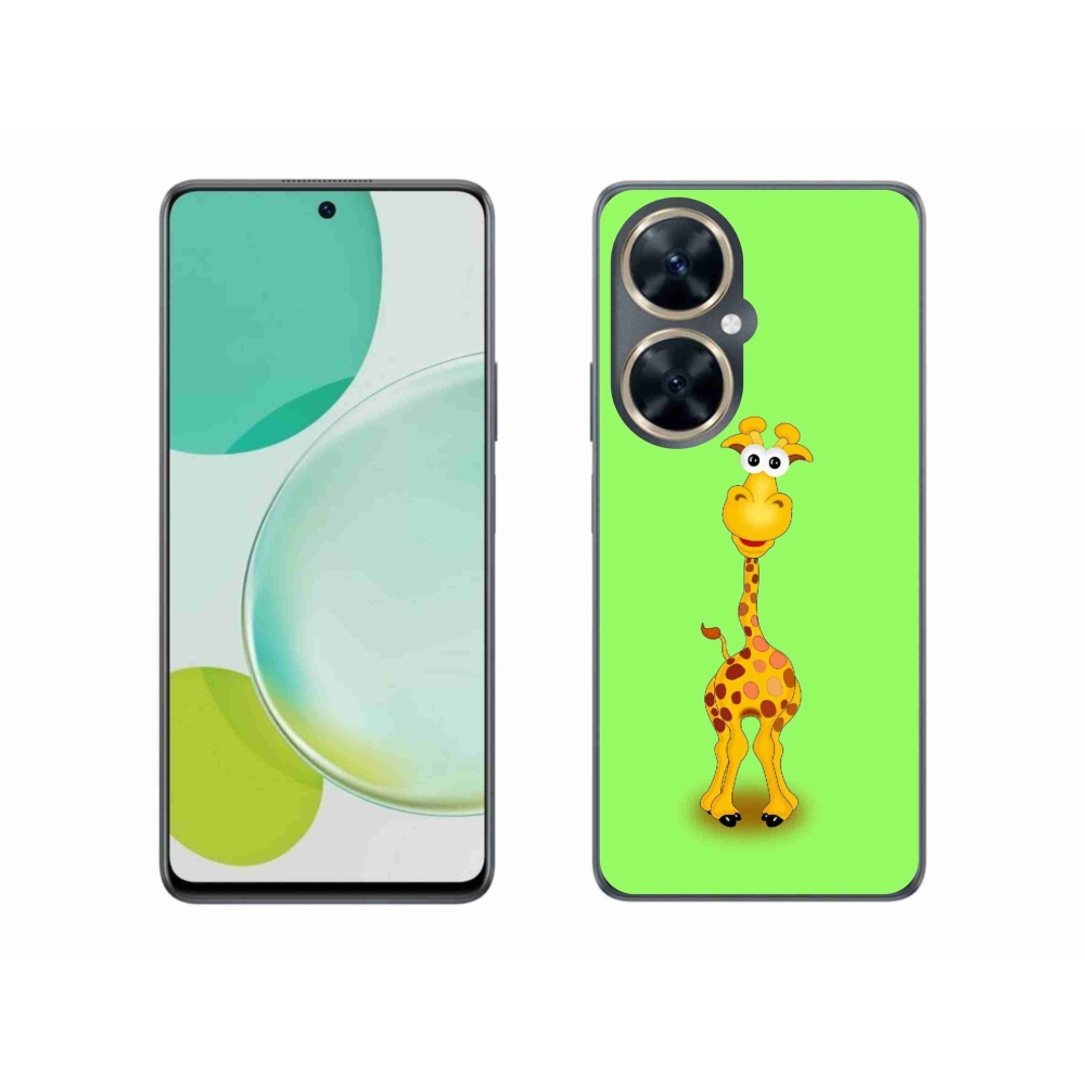 Gél borítás mmCase a Huawei Nova 11i készülékhez - rajzfilm zsiráf