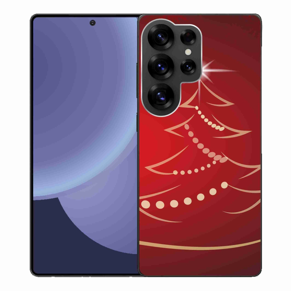 Gél borítás mmCase Samsung Galaxy S25 Ultra - karácsonyfa karikatúra