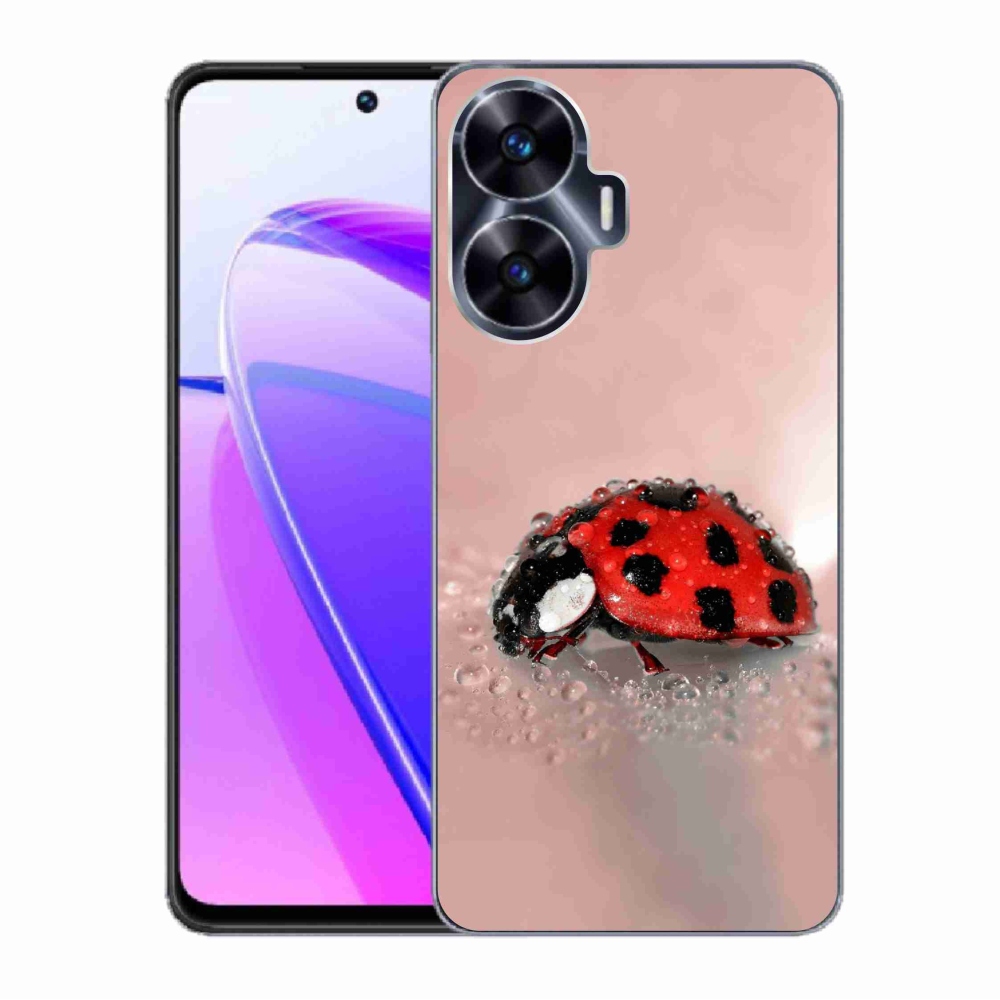 Zselés borítás mmCase a Realme C55 készülékhez - katicabogár