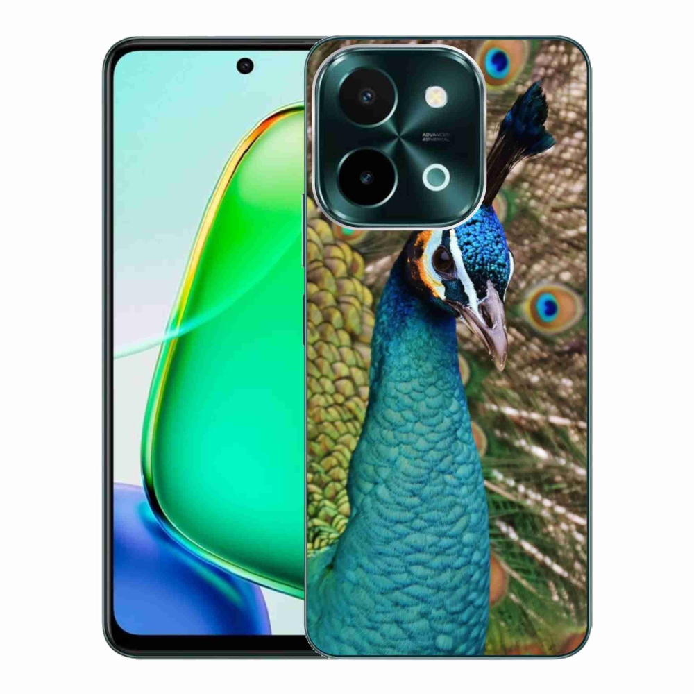 Zselés borítás mmCase a Vivo Y28-hoz - páva