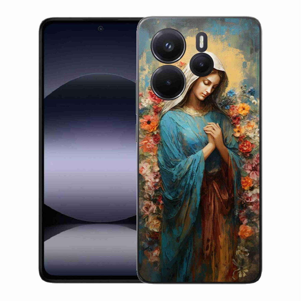 Gél borítás mmCase a Xiaomi Redmi Note 14-hez - szent nő