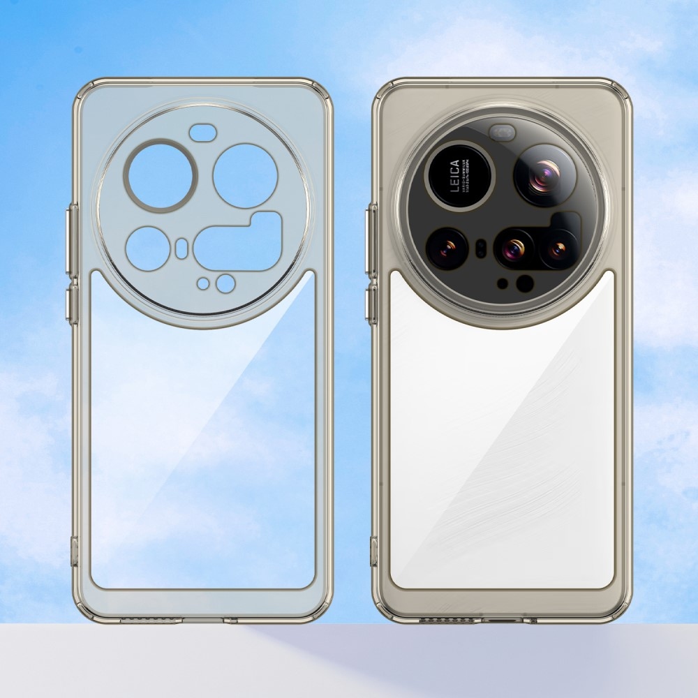 Gél tok fix hátlappal Xiaomi 15 Ultra - szürke