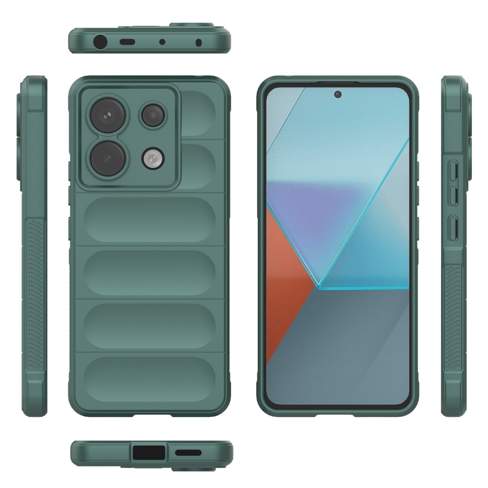 Rugg tartós zselés tok Xiaomi Redmi Note 13 Pro 5G/Poco X6 5G - zöld