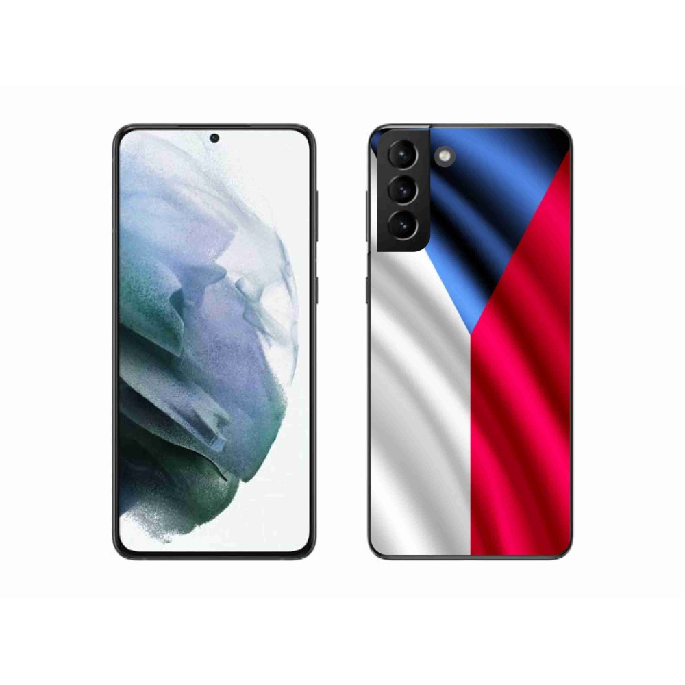 Gél védőhuzat mmCase Samsung Galaxy S21 Plus - cseh zászlóhoz