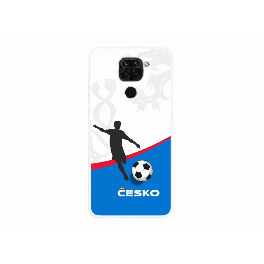 Gél borítás mmCase a Xiaomi Redmi Note 9-hez - futball Csehország 1