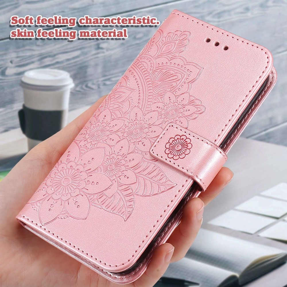 Mandala könyv tok Oppo Find X5 Lite-hoz - rózsaarany