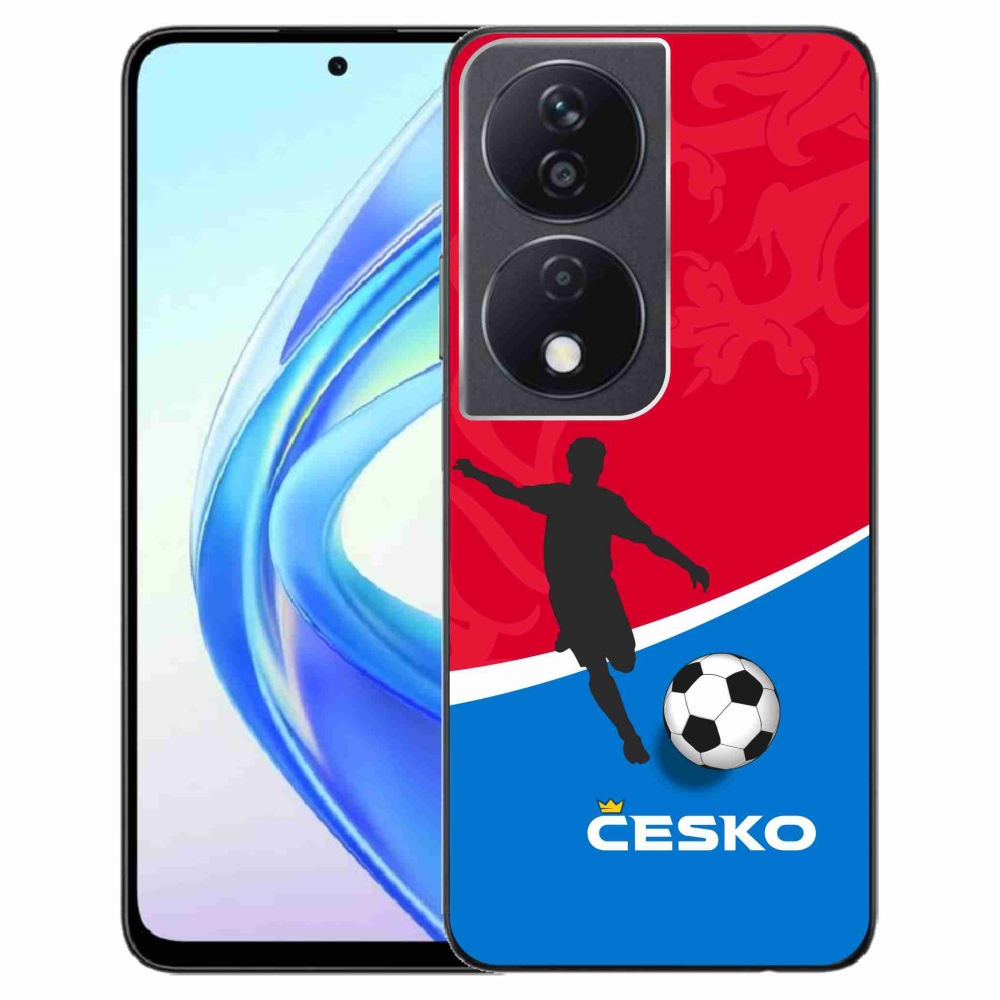 Gél védőburkolat mmCase a Honor X7b/Honor 90 Smart - futball Csehország