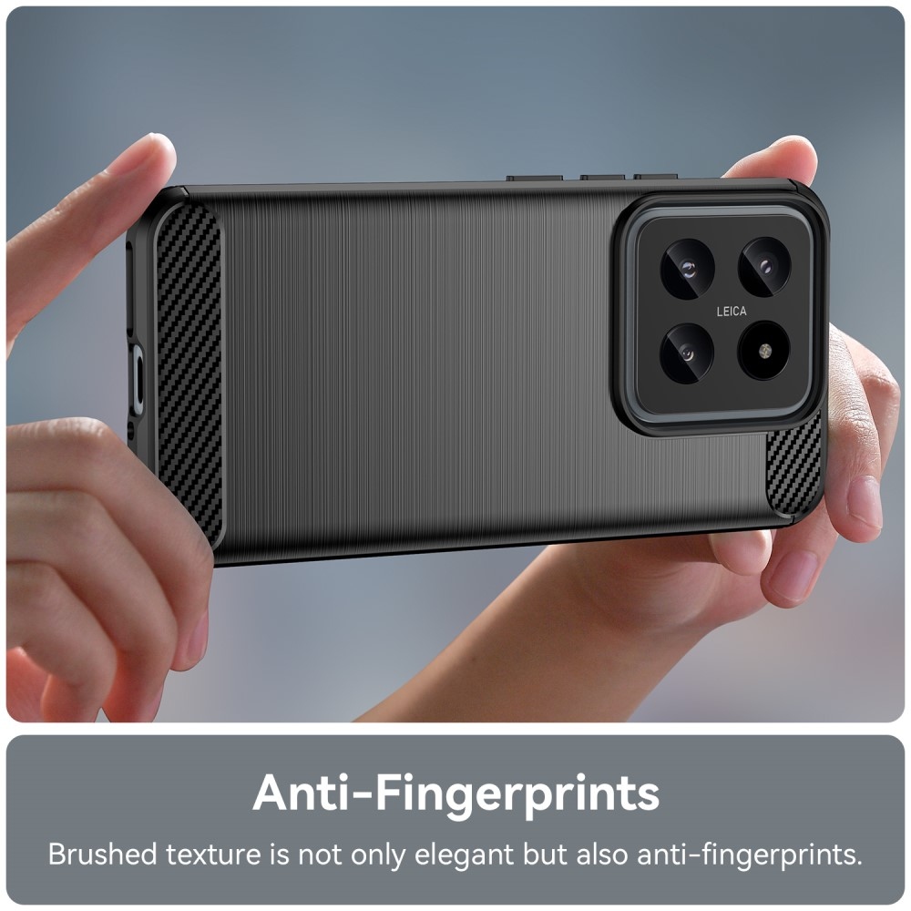 Szénálló zselés tok Xiaomi 14 - fekete