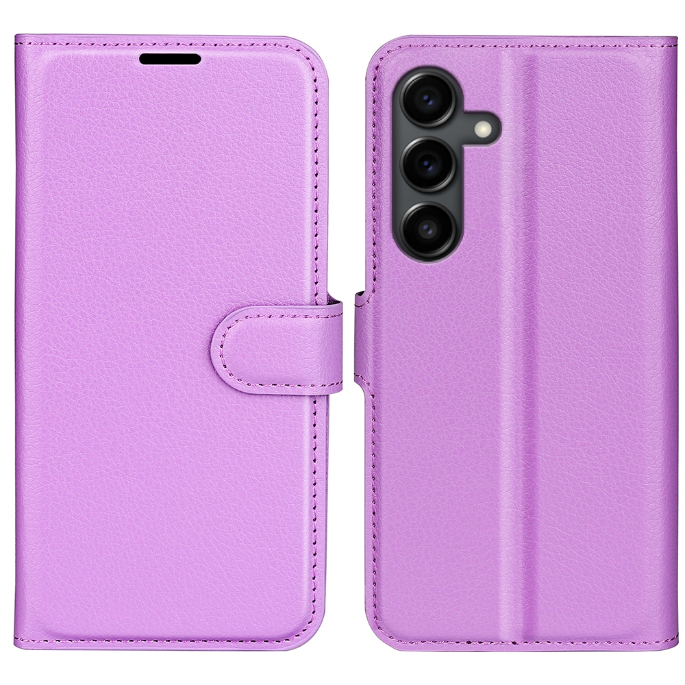 Litchi könyv tok Samsung Galaxy S25 FE készülékhez - lila