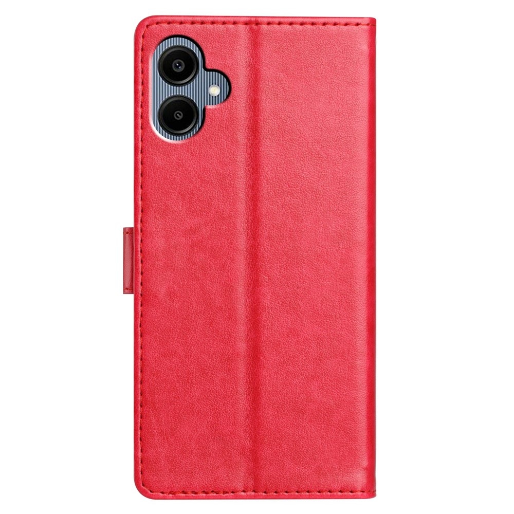 Vérrögök könyv tok Samsung Galaxy A07 4G - rózsa