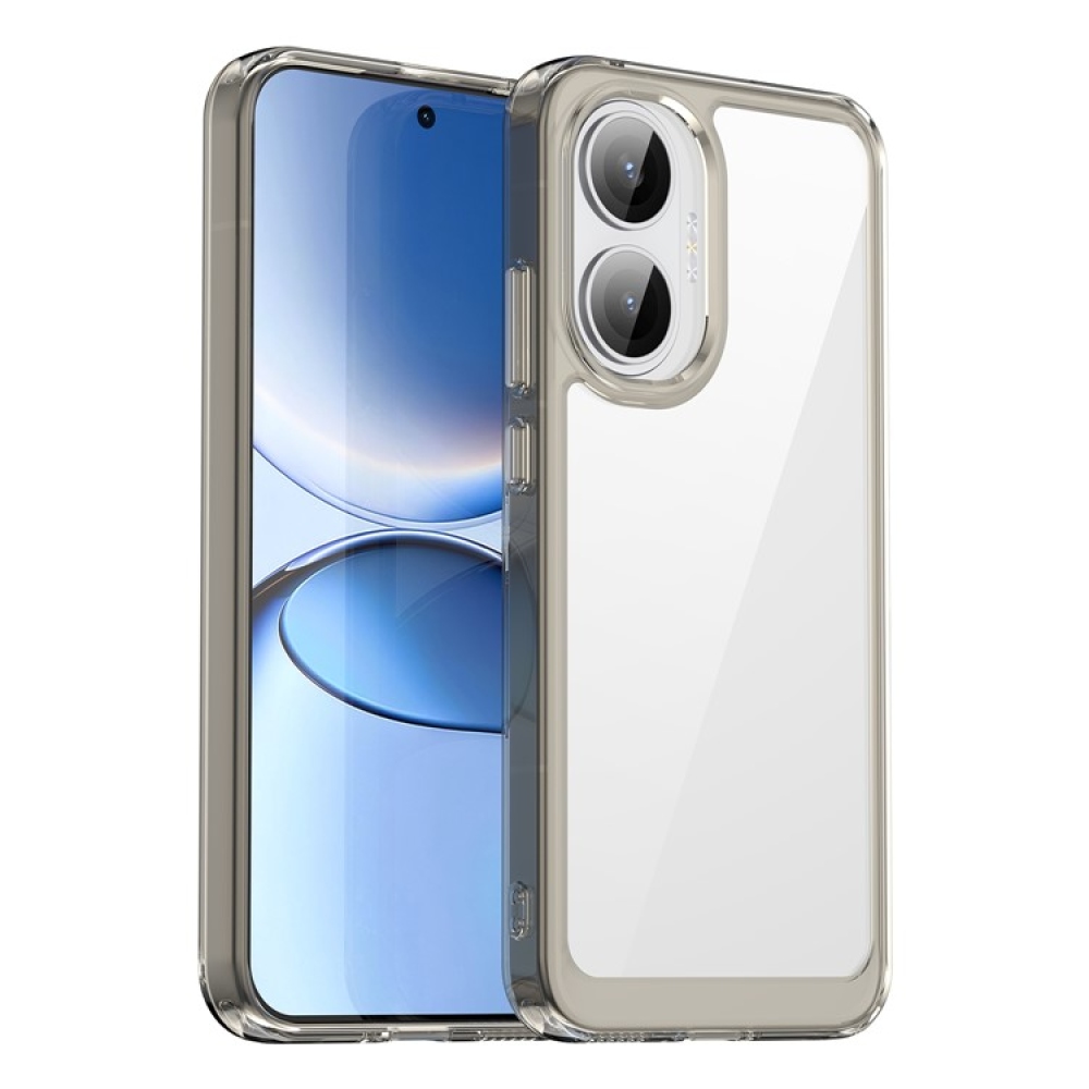 Gél tok fix hátlappal a Xiaomi Poco F7 5G készülékhez - szürke