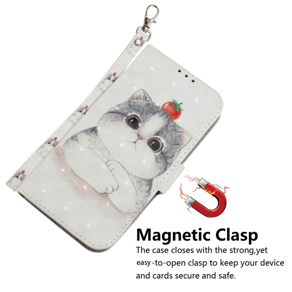 Patty könyv tok Xiaomi Redmi 14C/Poco C75-hez - macska