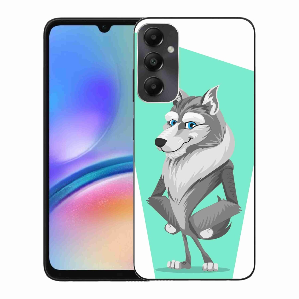 Gél borítás mmCase Samsung Galaxy A05s készülékhez - rajzfilm farkas