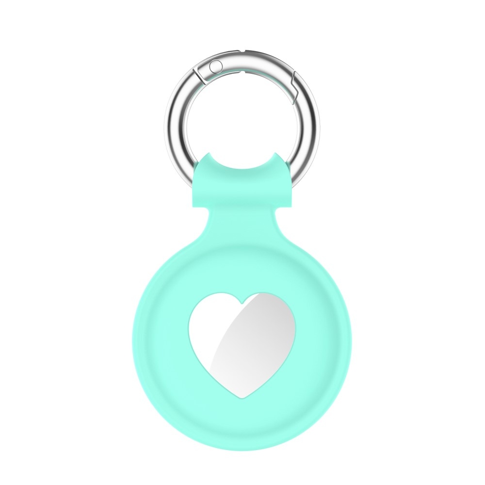 Love szilikon tok az Apple AirTaghez - teal színű