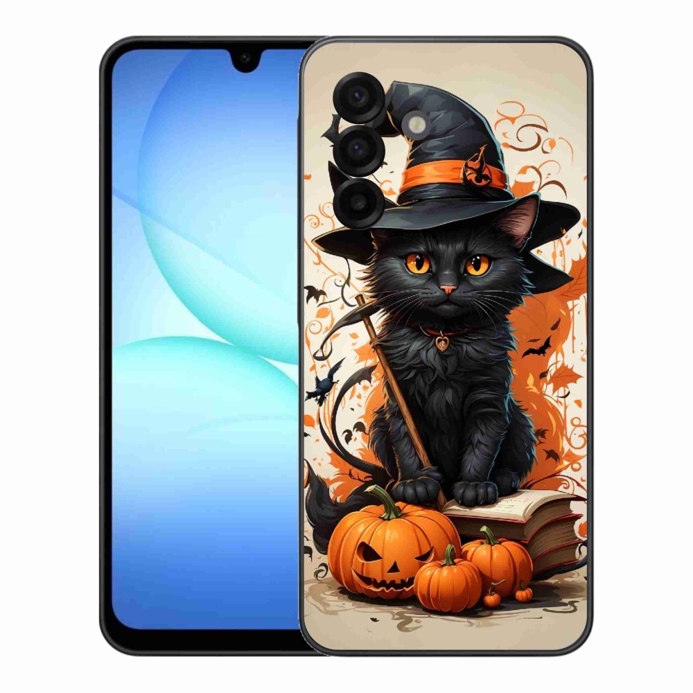 Zselés borítás mmCase Samsung Galaxy A17 5G - macska varázsló számára