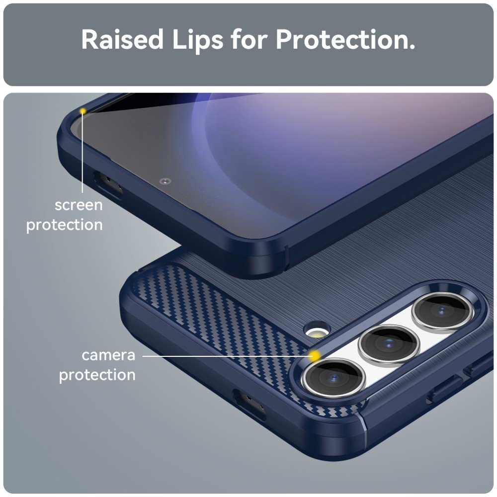 Szénálló zselés tok Samsung Galaxy S24 készülékhez - kék