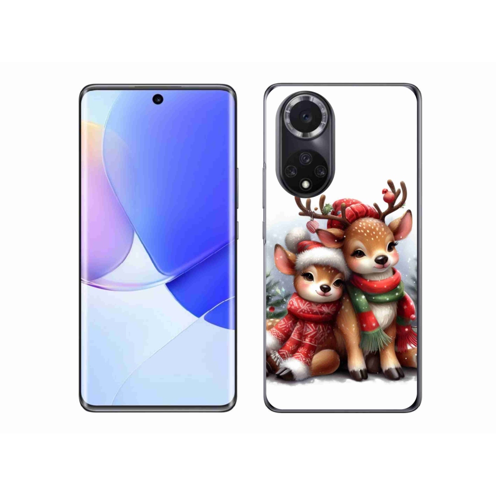 Gél borítás mmCase a Huawei Nova 9 készülékhez - karácsonyi rénszarvas