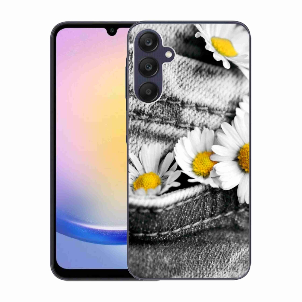 Gél tok mmCase Samsung Galaxy A25 5G - margaréták