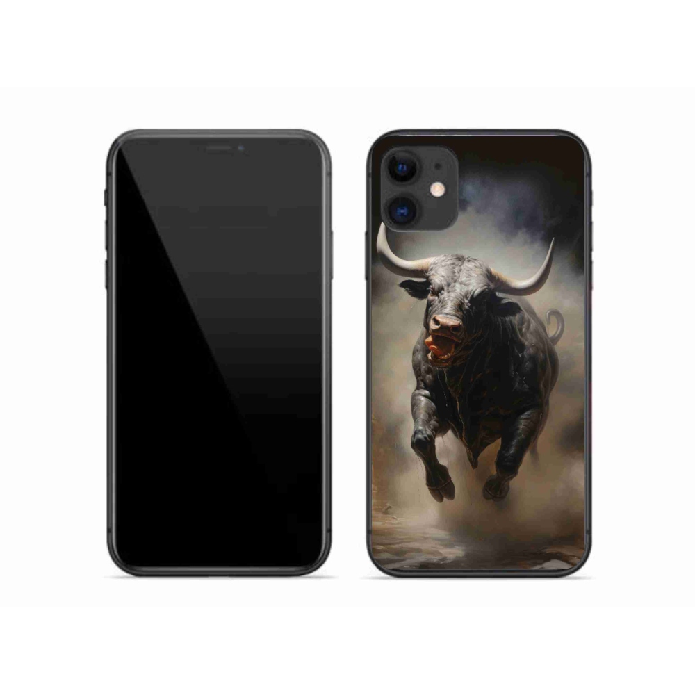 Zselés borítás mmCase iPhone 11 készülékhez - dühös bika