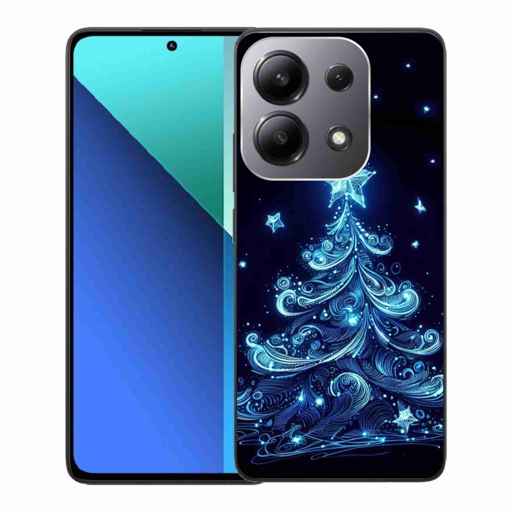 Gél borítás mmCase a Xiaomi Redmi Note 13-hoz - neon karácsonyfa 4