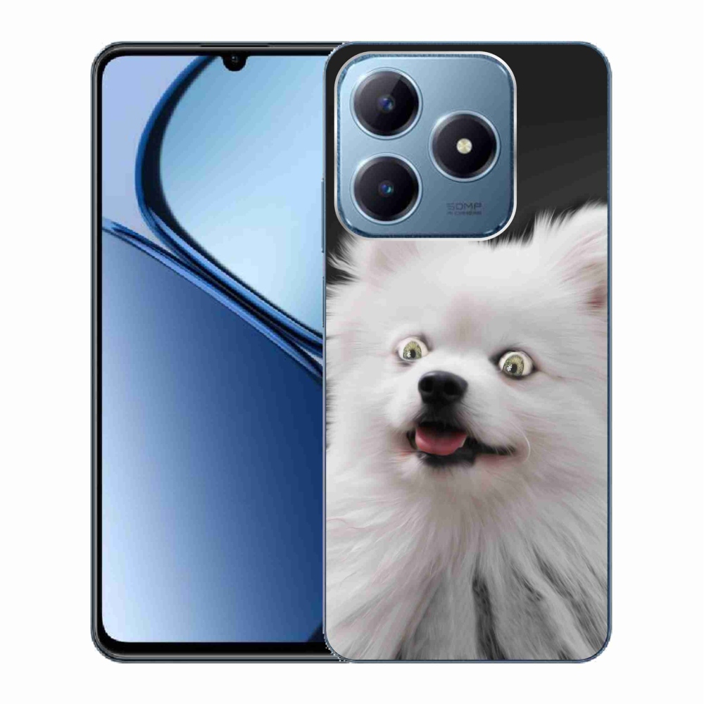 Zselés borítás mmCase a Realme C63 készülékhez - fehér tipp