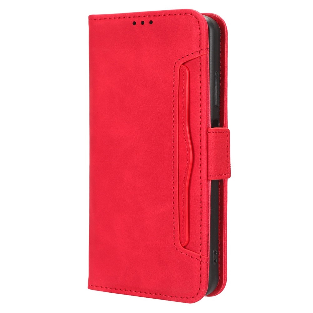 Kártyás könyv tok Xiaomi Redmi Note 14S/Note 13 Pro 4G/Poco M6 Pro - piros