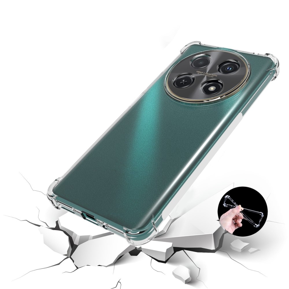 Átlátszó zselés tok megerősített sarkokkal a Huawei Nova 12i számára