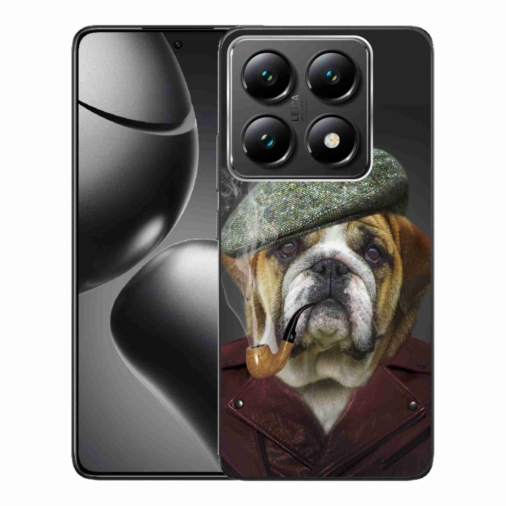 Gél borítás mmCase a Xiaomi 14T Pro számára - kutya csővel