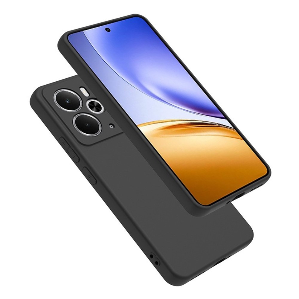 Matt zselés tok a Realme 14 5G készülékhez - fekete