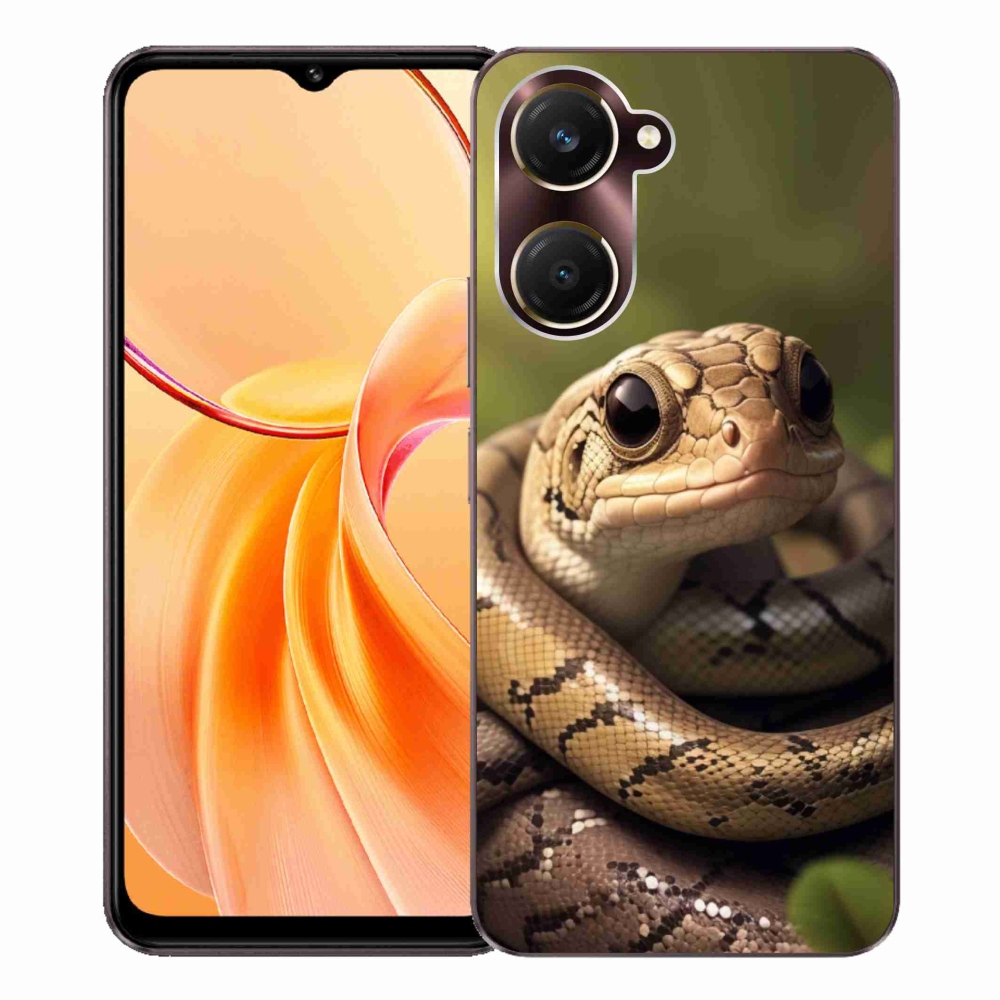 Zselés borítás mmCase a Vivo Y28s 5G készülékhez - kígyó 1