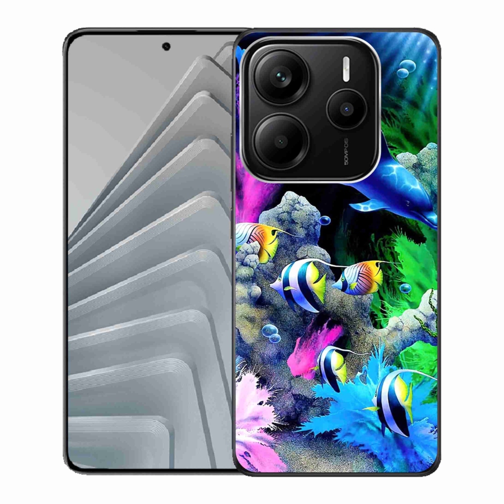 Gél borítás mmCase a Xiaomi Redmi Note 14 5G-hez - tengeri világ