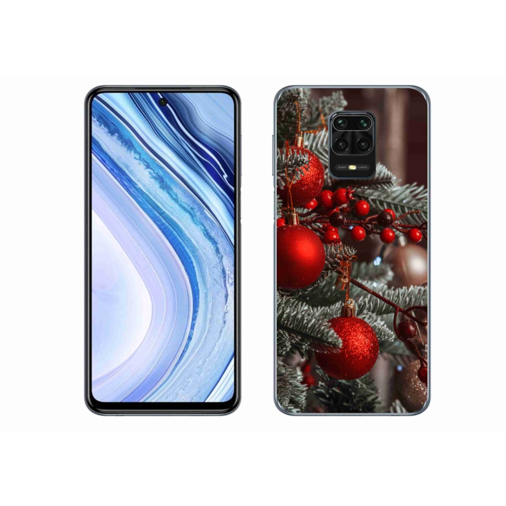 Gél borító mmCase a Xiaomi Redmi Note 9S-hez - karácsonyi dekorációk 2