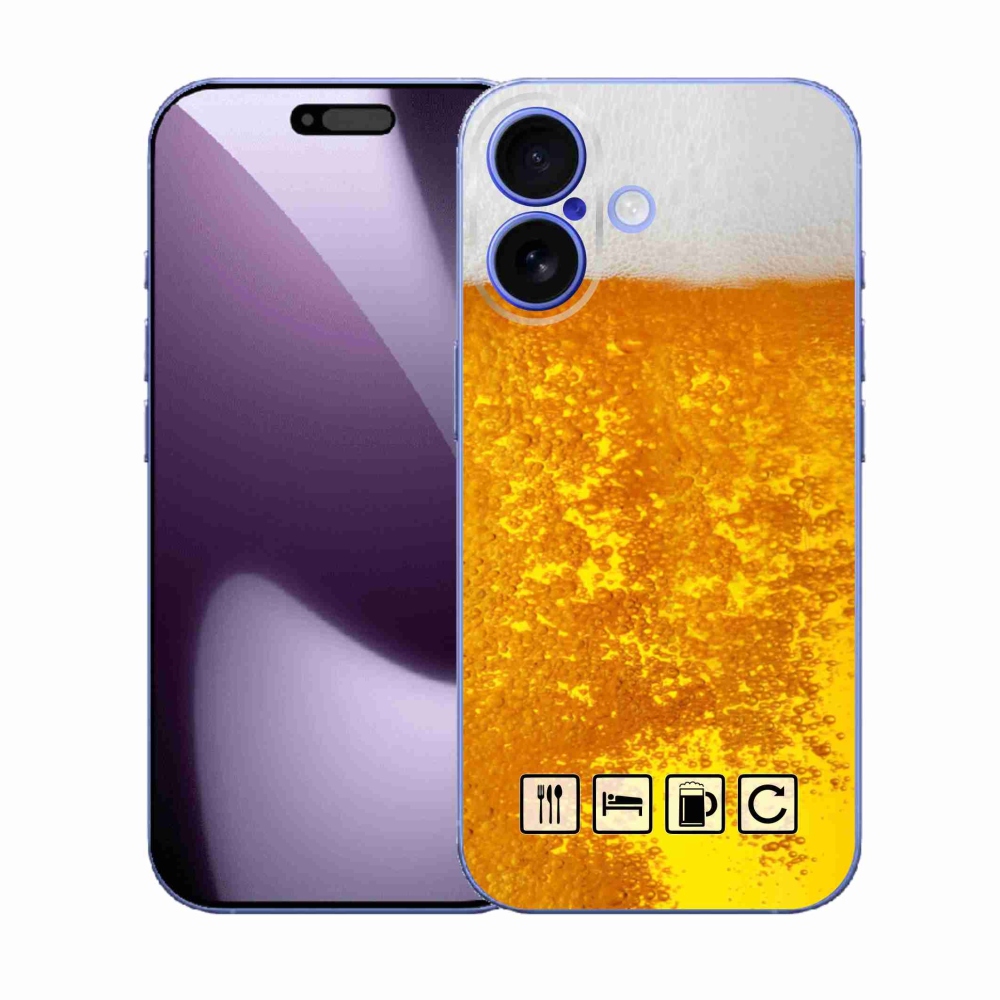 Zselés borítás mmCase iPhone 17 - sör motívum 3