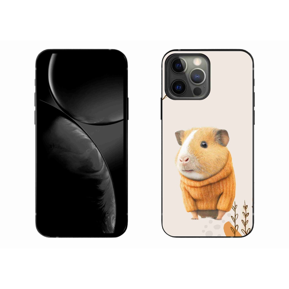 Gél borítás mmCase iPhone 13 Pro Max készülékhez - tengerimalac pulóverben