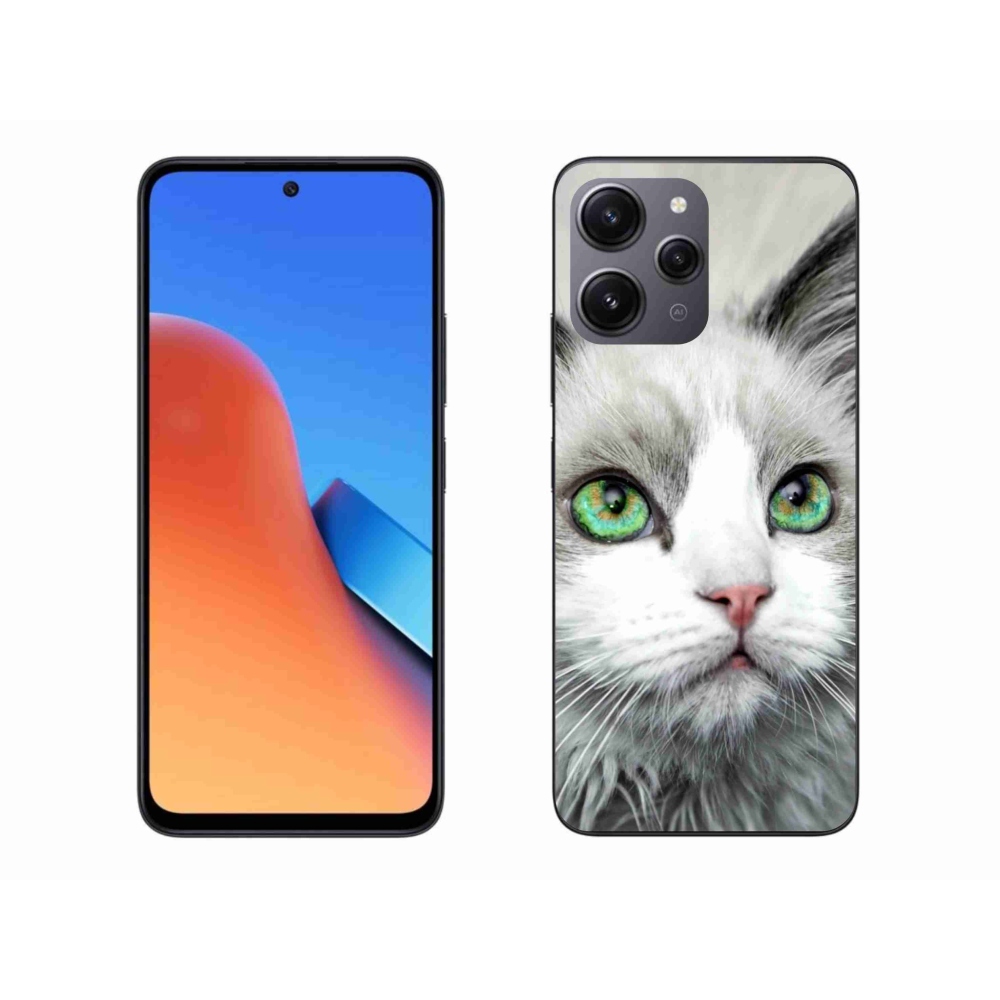 Gél borítás mmCase a Xiaomi Redmi 12-hez - macska nézet