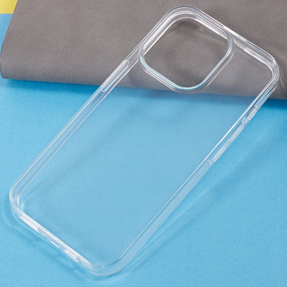 Átlátszó zselés tok iPhone 15 Pro készülékhez - átlátszó