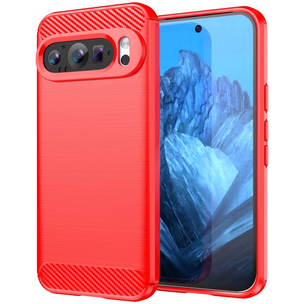 Szénálló zselés tok a Google Pixel 9/9 Pro készülékhez - piros színben