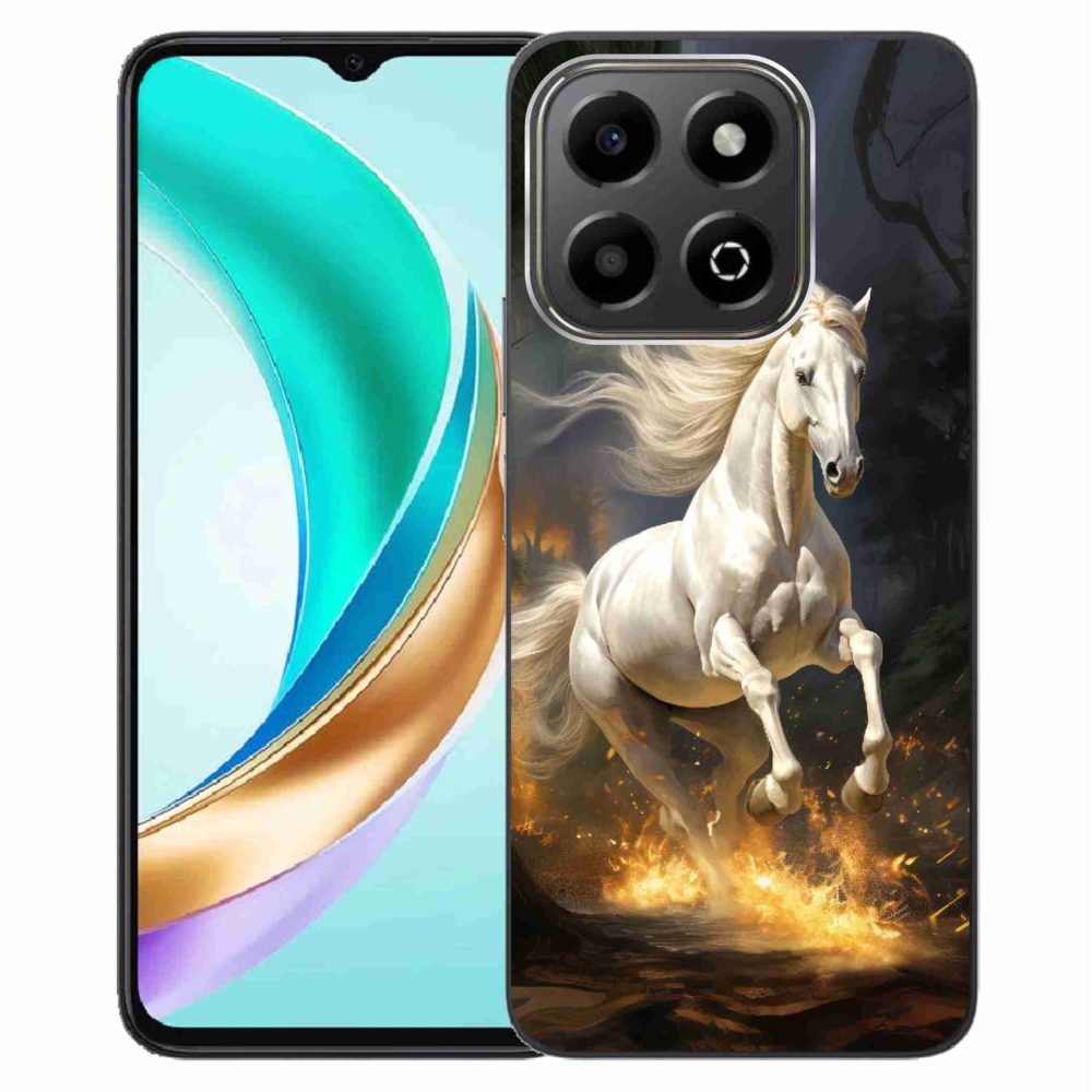 Zselés borítás mmCase a Honor X6b készülékhez - fehér ló 2