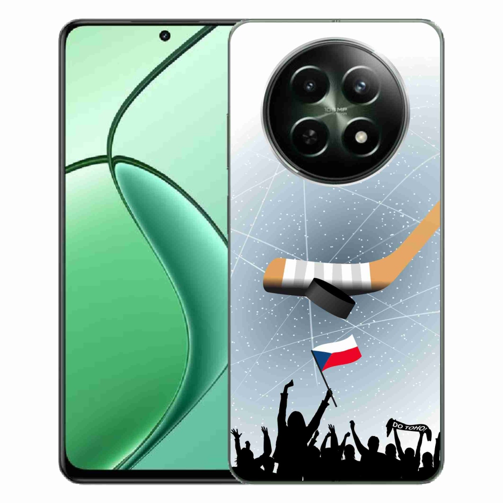 Gél borítás mmCase a Realme 12 5G/12x 5G számára - hoki rajongóknak
