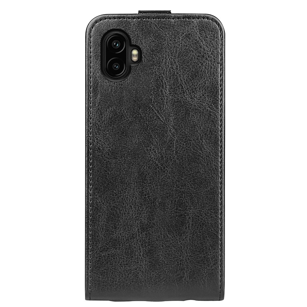 Függőleges könyvtáska Samsung Galaxy Xcover 7 Pro készülékhez - fekete