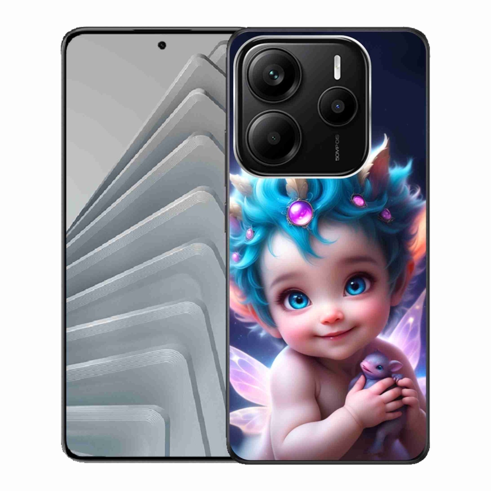 Gél borítás mmCase a Xiaomi Redmi Note 14 5G-hez - baba pillangószárnyakkal