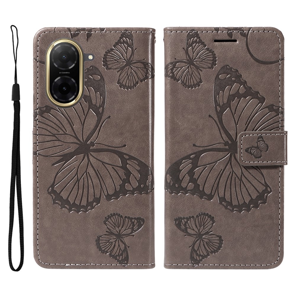 Nagy pillangó könyv tok Xiaomi Redmi A5 (171,7x77,8x8,3mm) - szürke