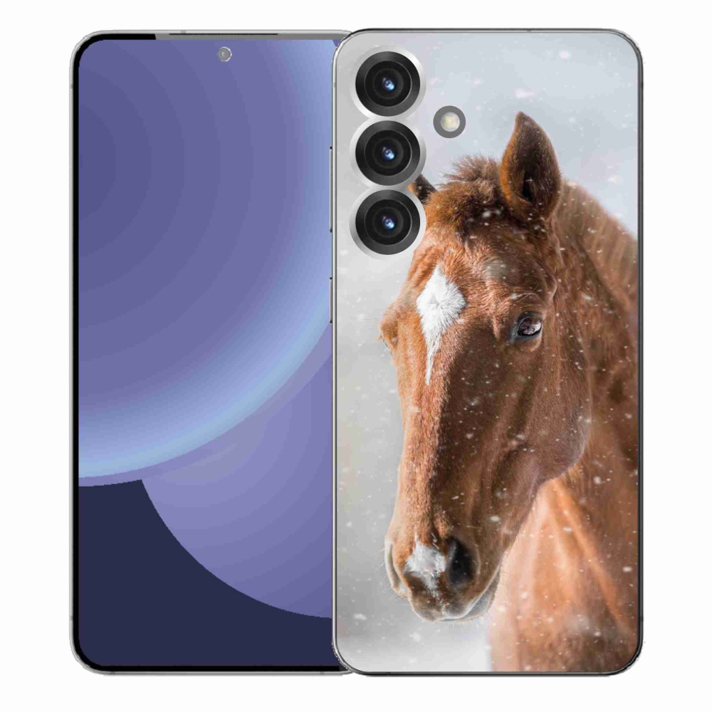 Zselés borítás mmCase Samsung Galaxy S25+ - barna ló 2