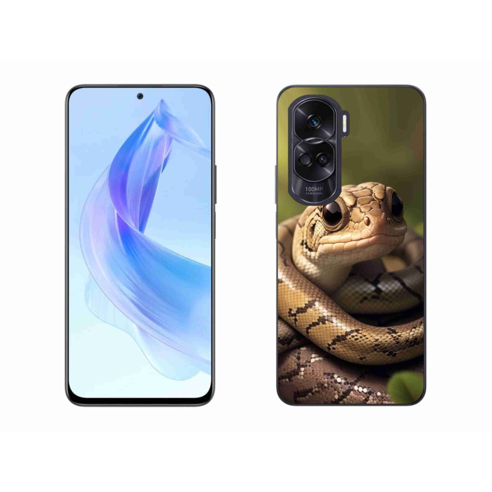 Zselés borítás mmCase a Honor 90 Lite-hoz - kígyó 1